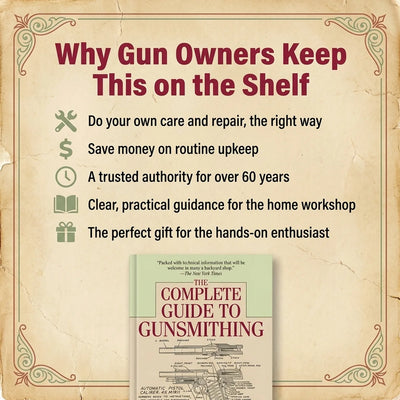 The Complete Guide to Gunsmithing: Gun Care and Repair -- Charles Edward Chapel, Paperback