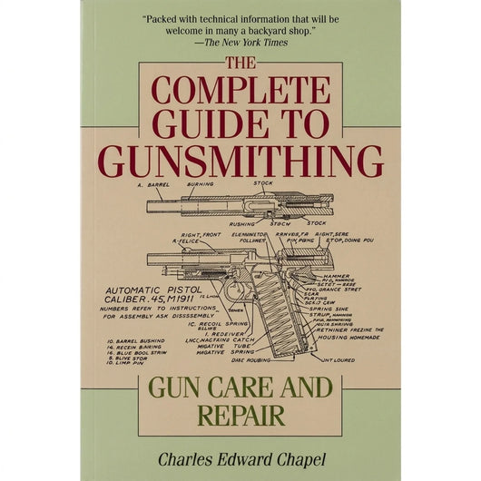 The Complete Guide to Gunsmithing: Gun Care and Repair -- Charles Edward Chapel, Paperback