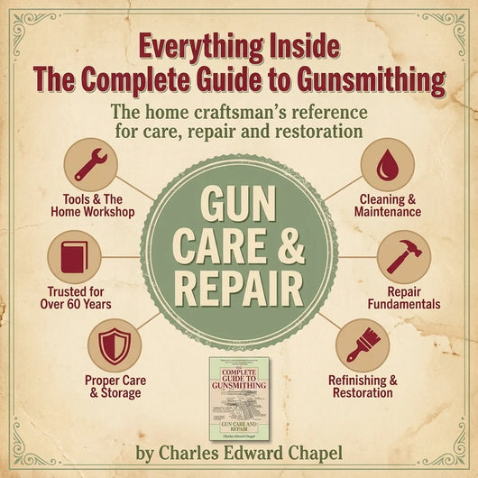 The Complete Guide to Gunsmithing: Gun Care and Repair -- Charles Edward Chapel, Paperback
